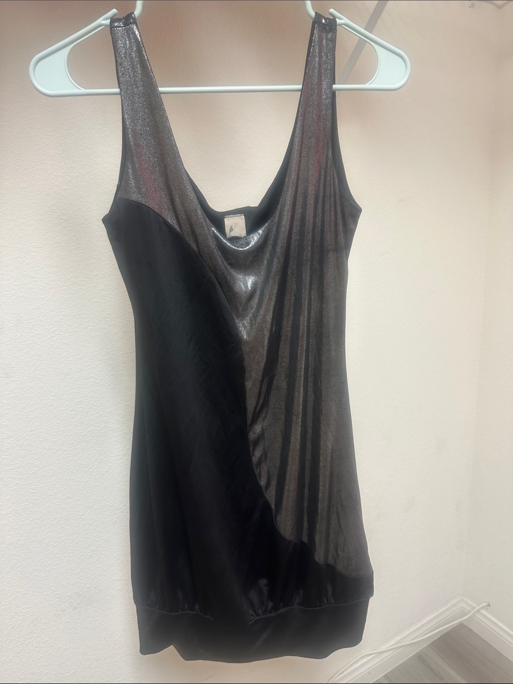 Metallic Black Shimmer dress